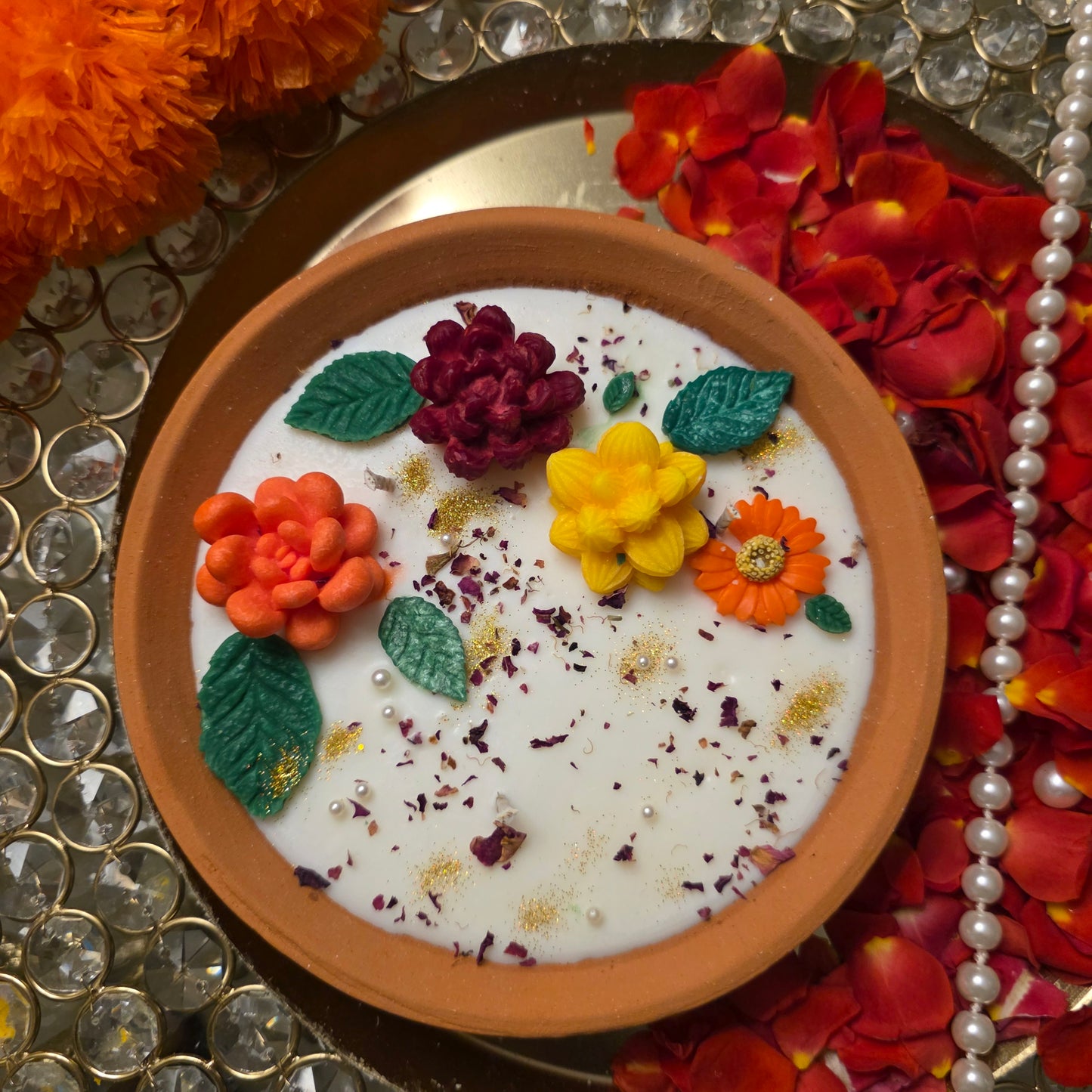 Flower Theme Candle Style 9