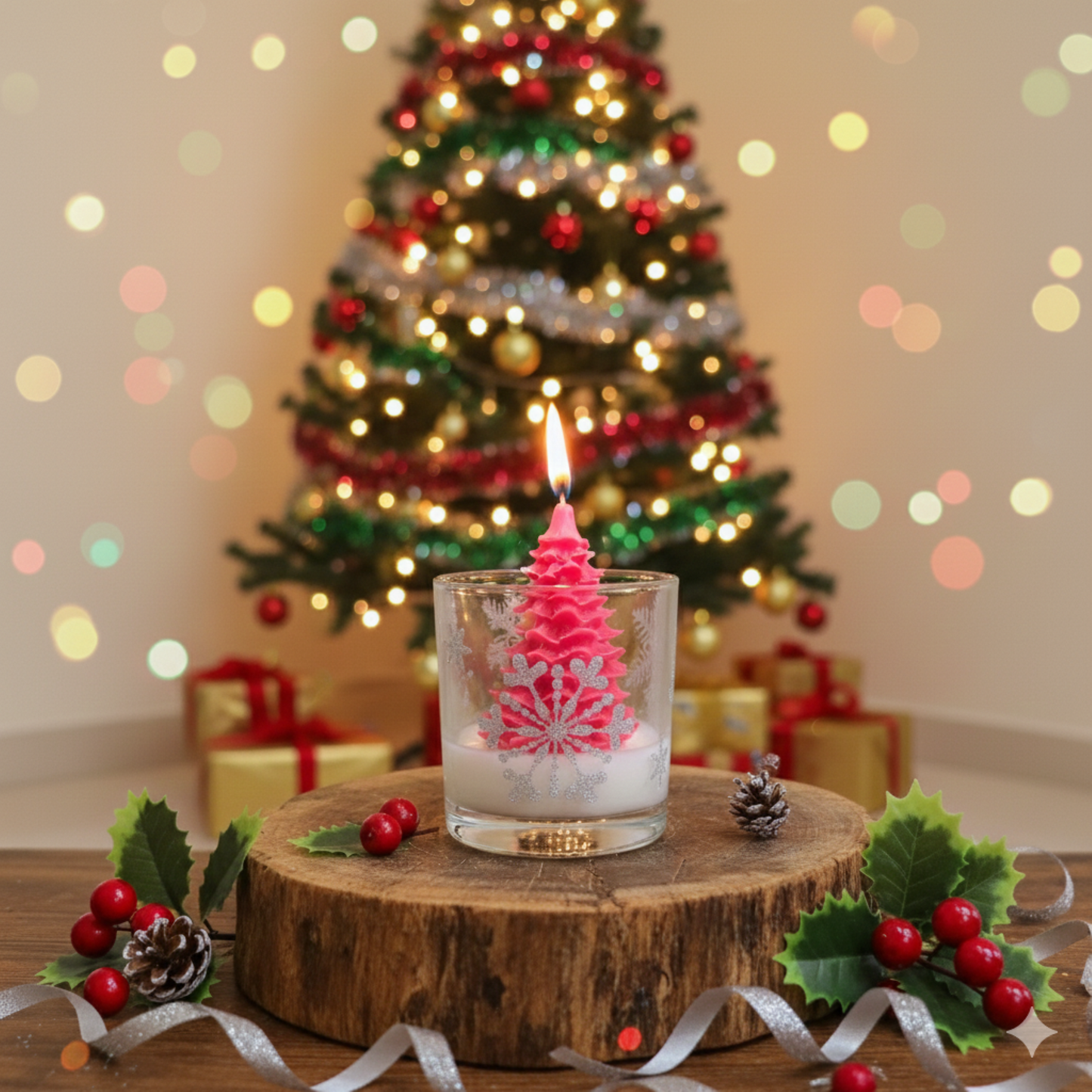 Christmas Theme Candle Jar 8