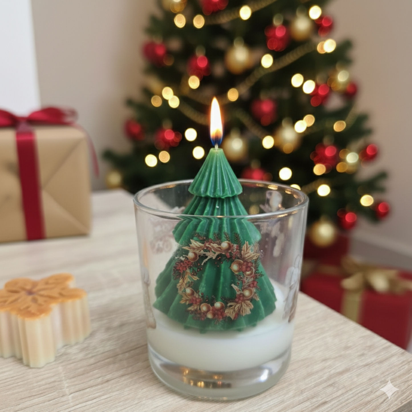 Christmas Tree Jar Candle