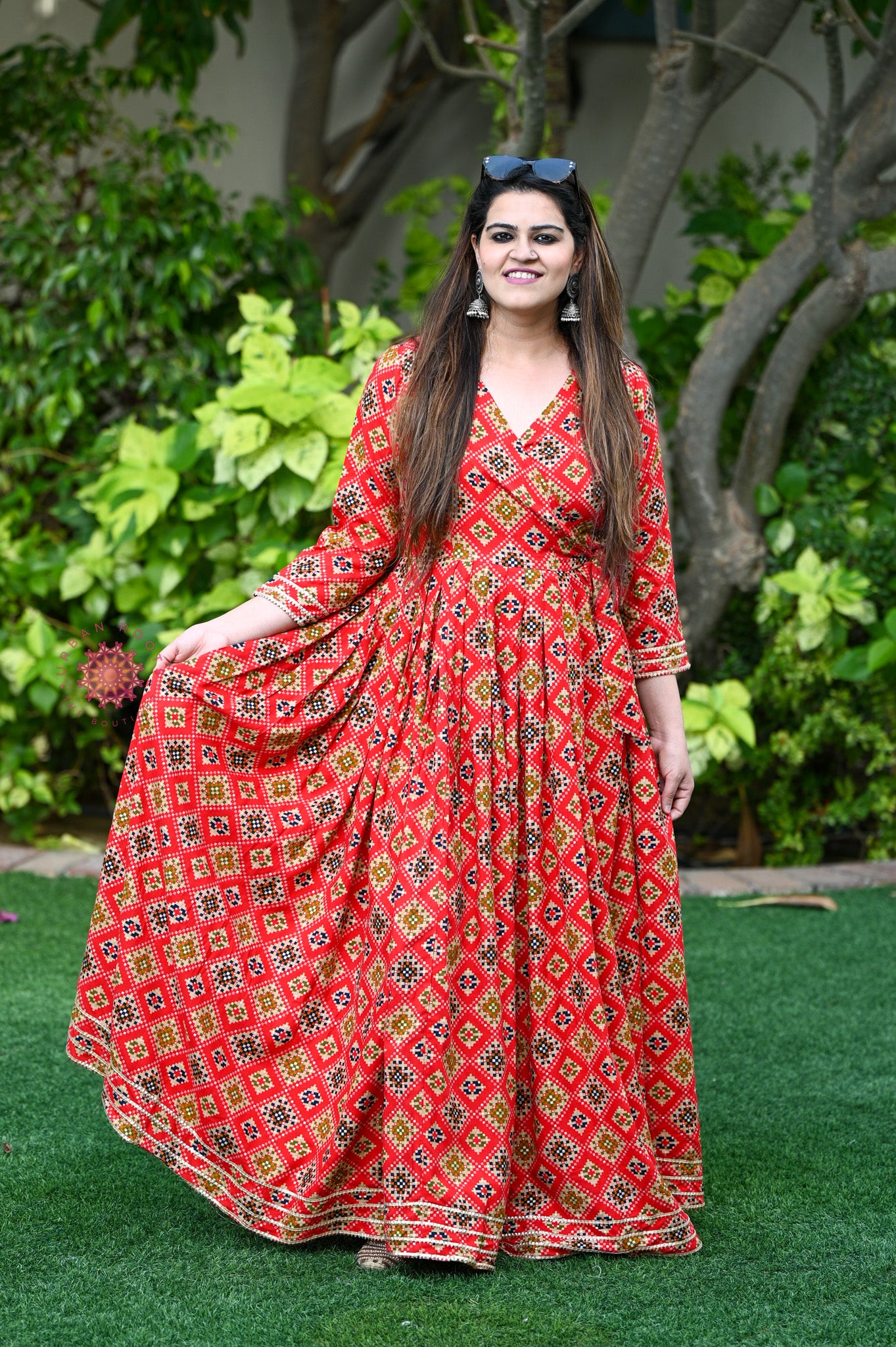 Long Wrap Around Dress