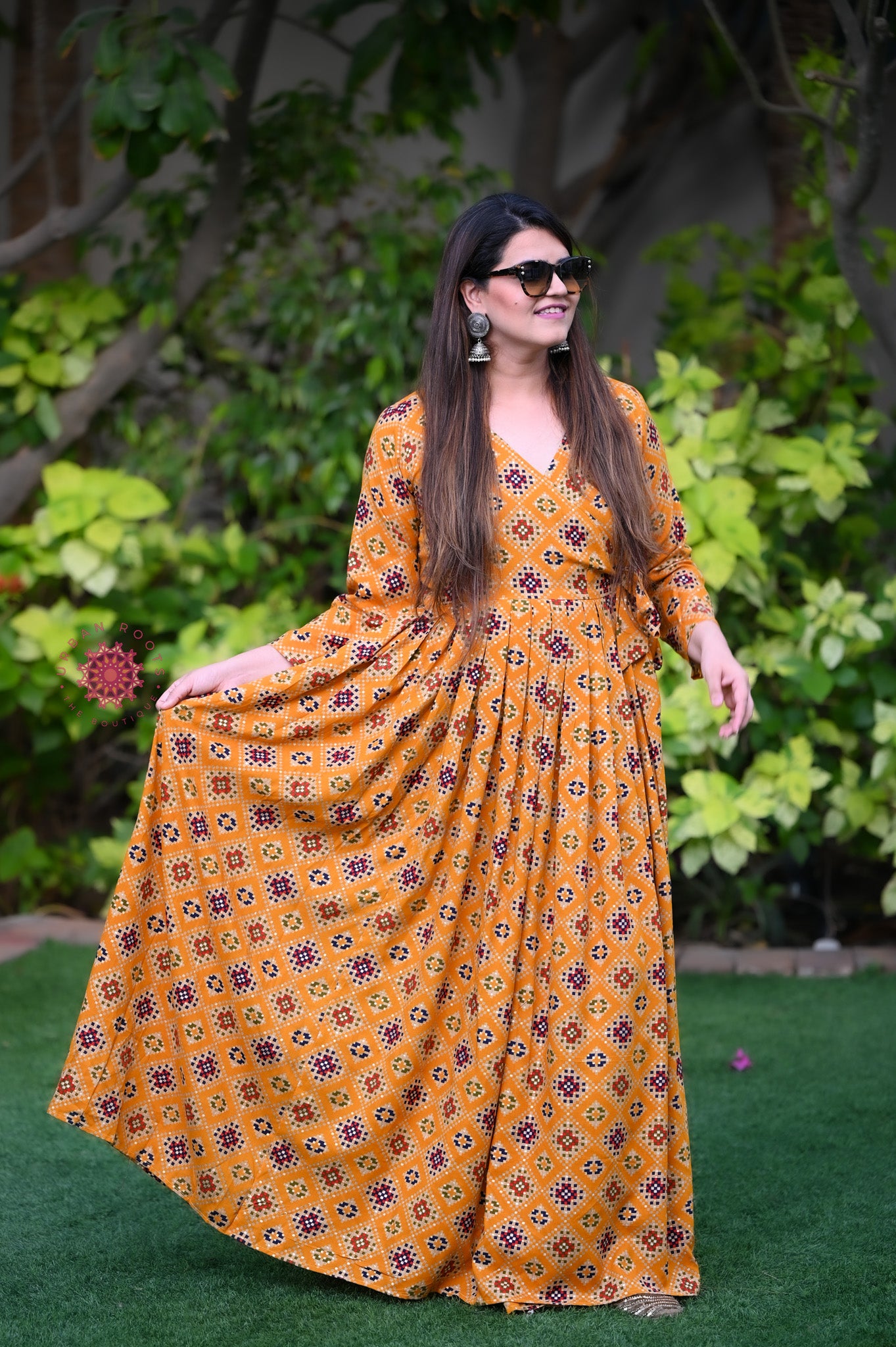 Long Wrap Around Dress