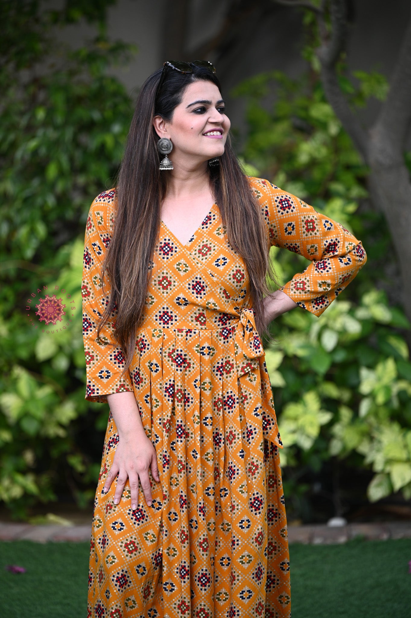 Long Wrap Around Dress
