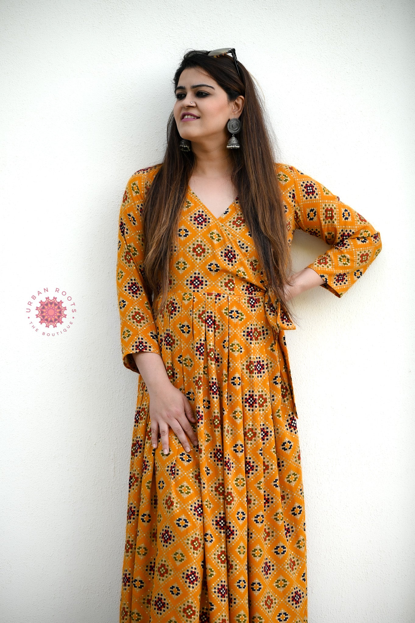 Long Wrap Around Dress