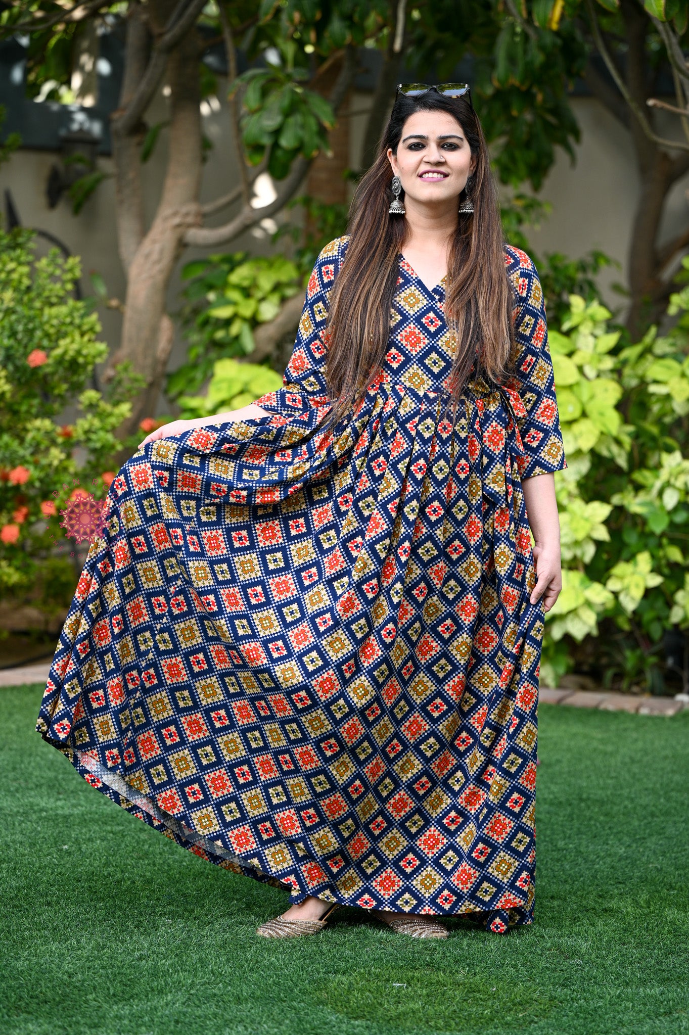 Long Wrap Around Dress