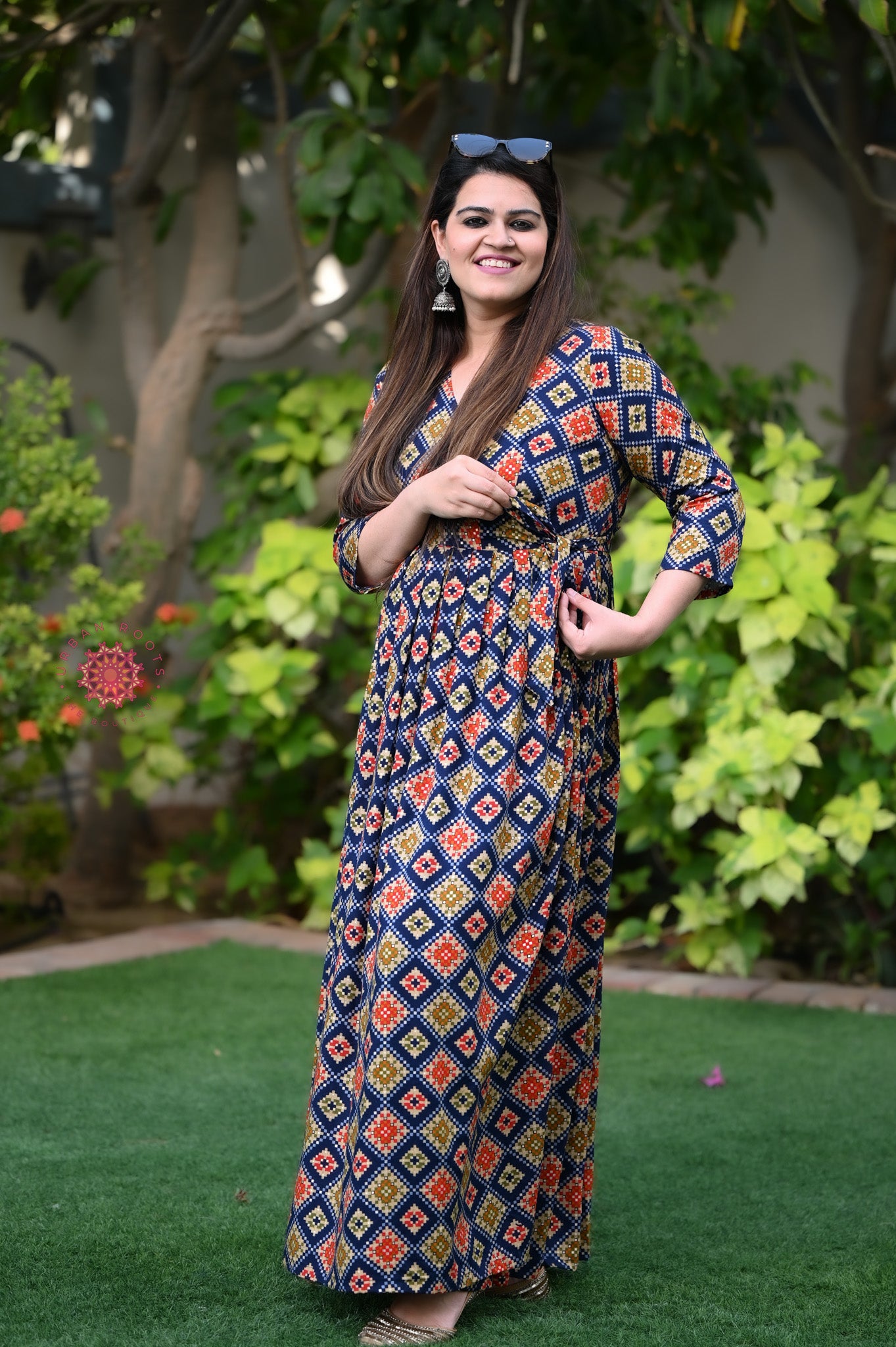 Long Wrap Around Dress