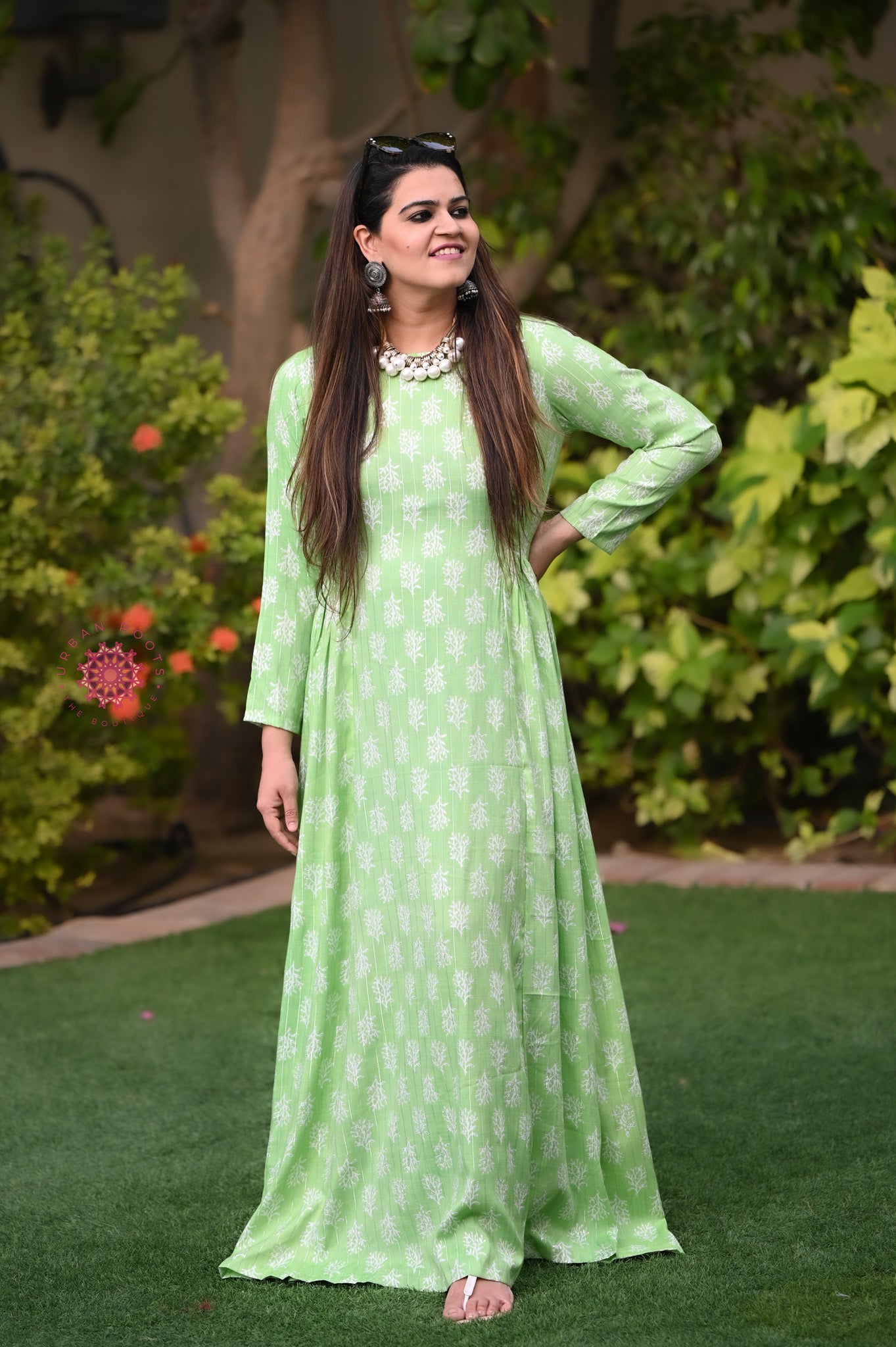 Cotton Long Maxi Dress
