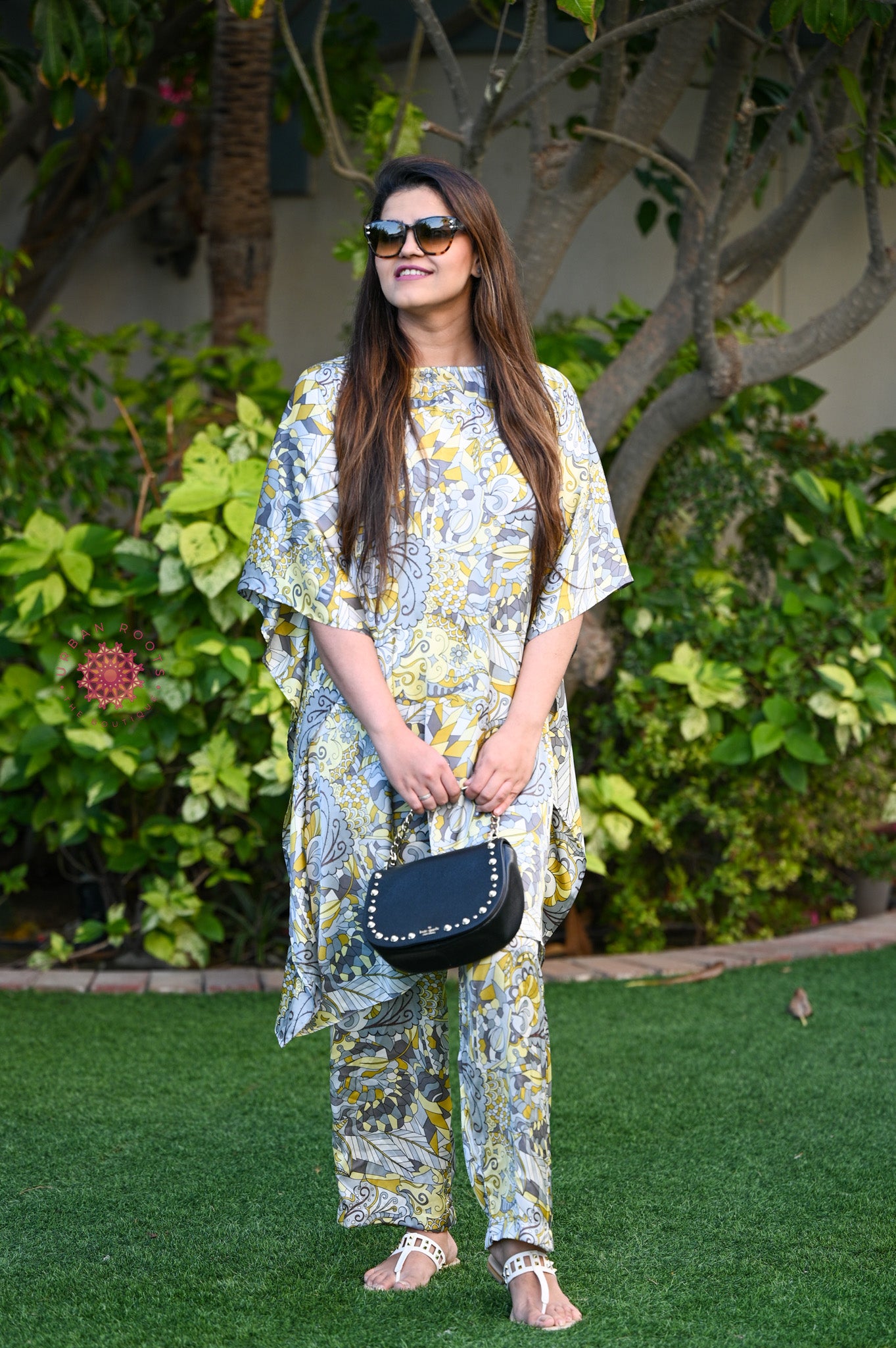 Satin Printed Co-ord Set