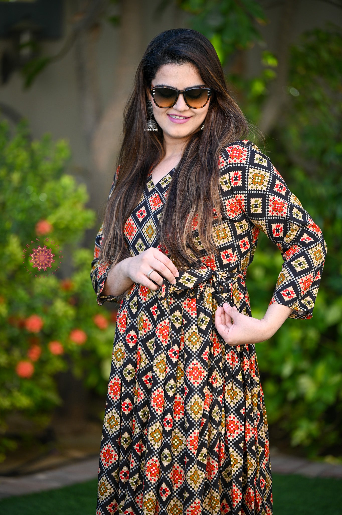 Long Wrap Around Dress