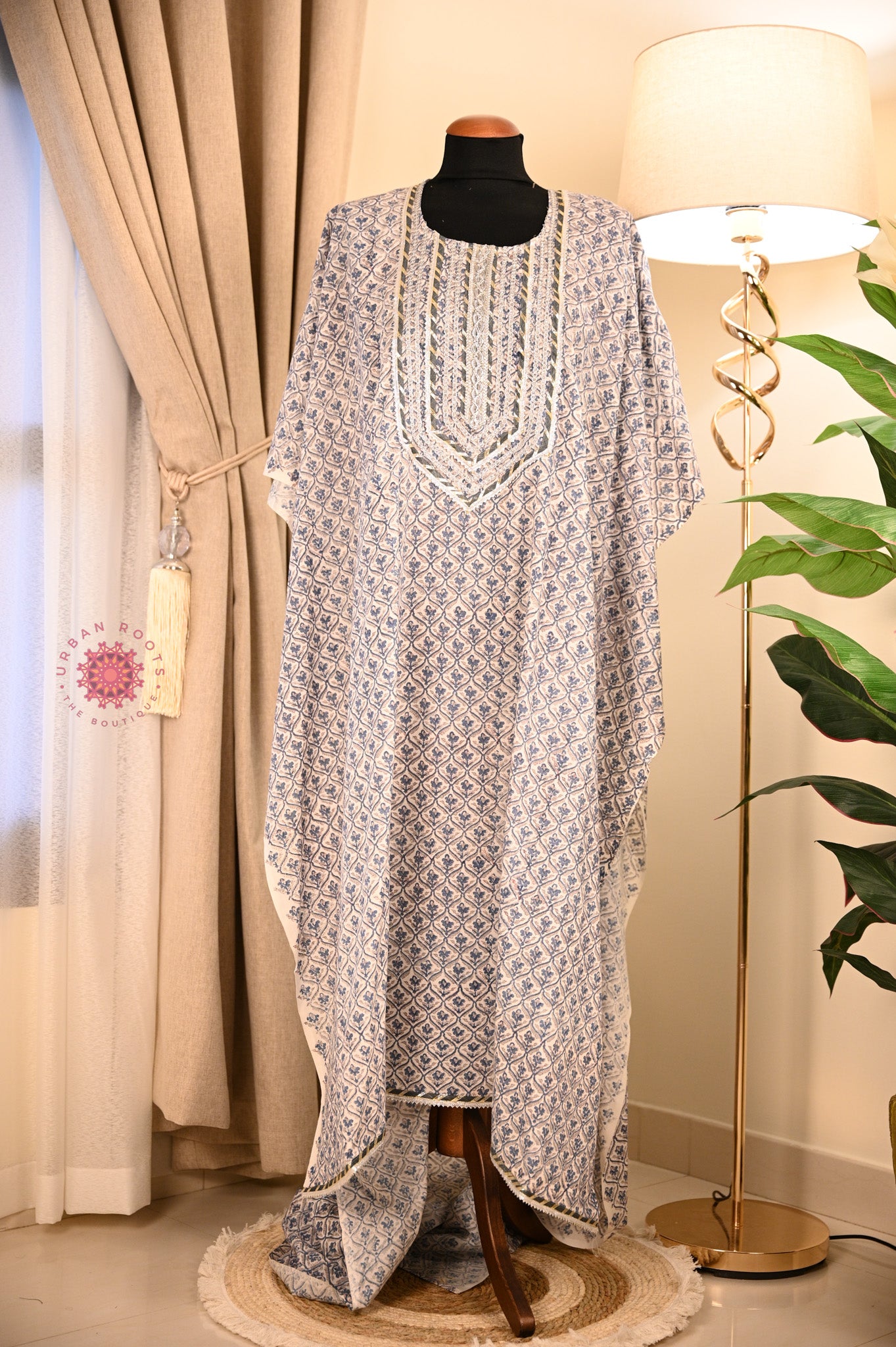 Cotton Hand Block Printed Kurti Fabric