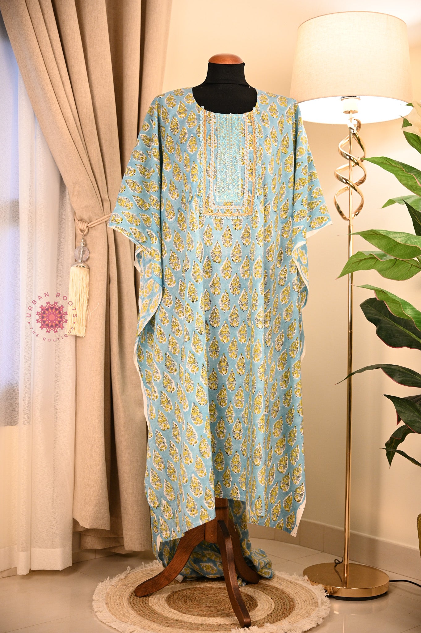 Cotton Hand Block Printed Kurti Fabric