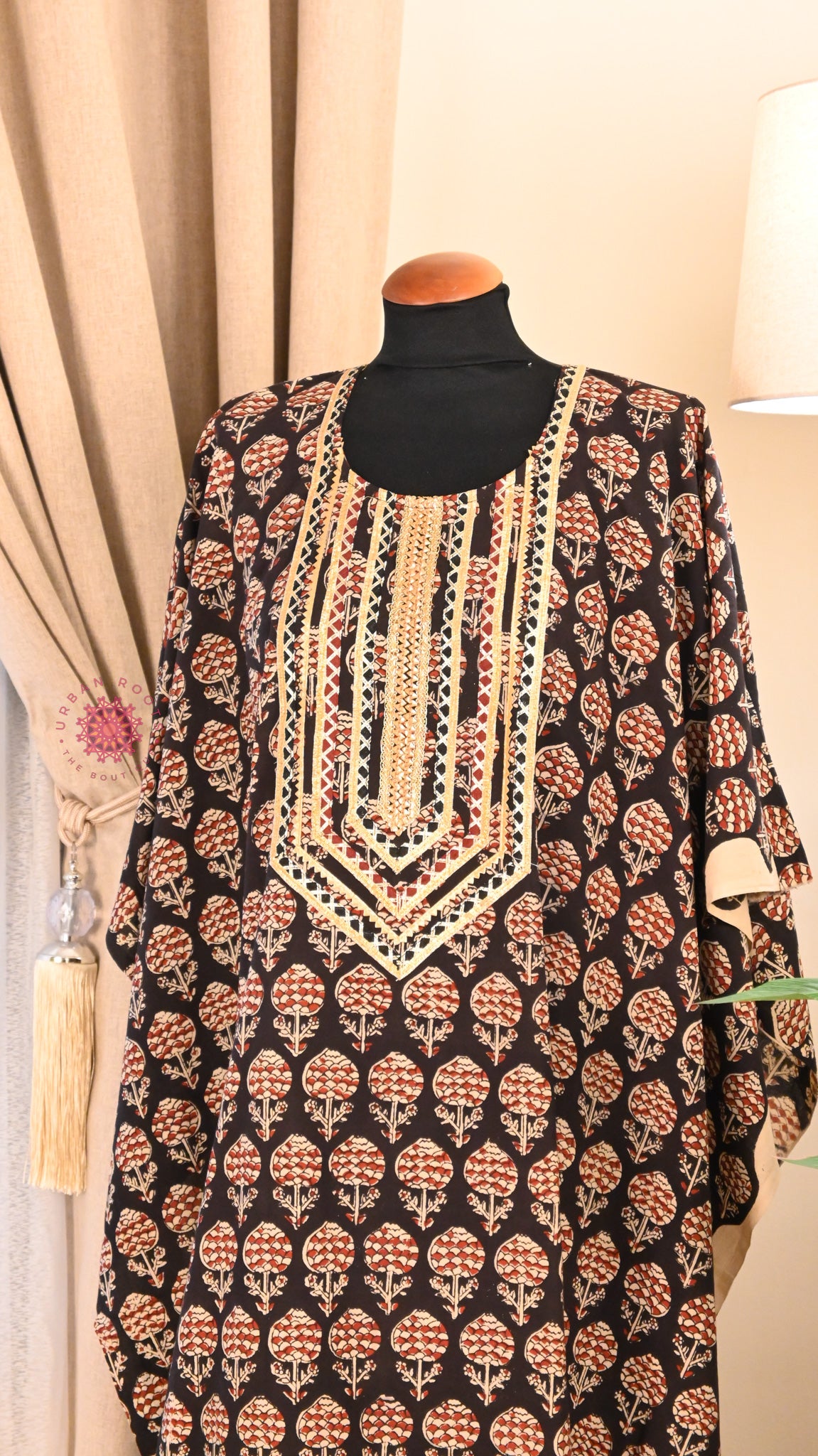 Cotton Hand Block Printed Kurti Fabric
