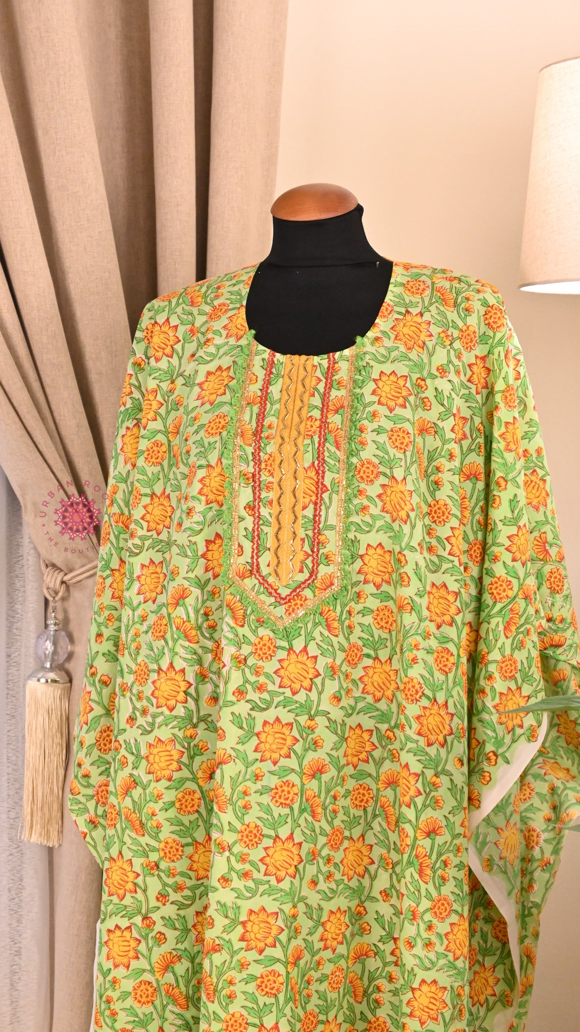 Cotton Hand Block Printed Kurti Fabric