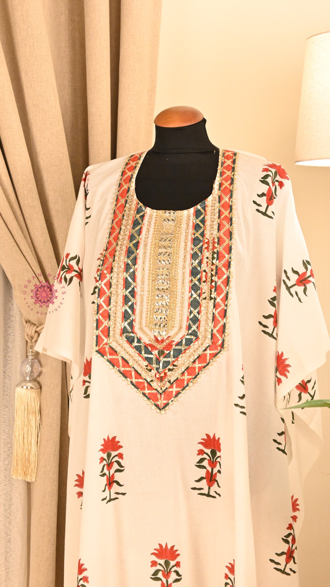 Cotton Hand Block Printed Kurti Fabric