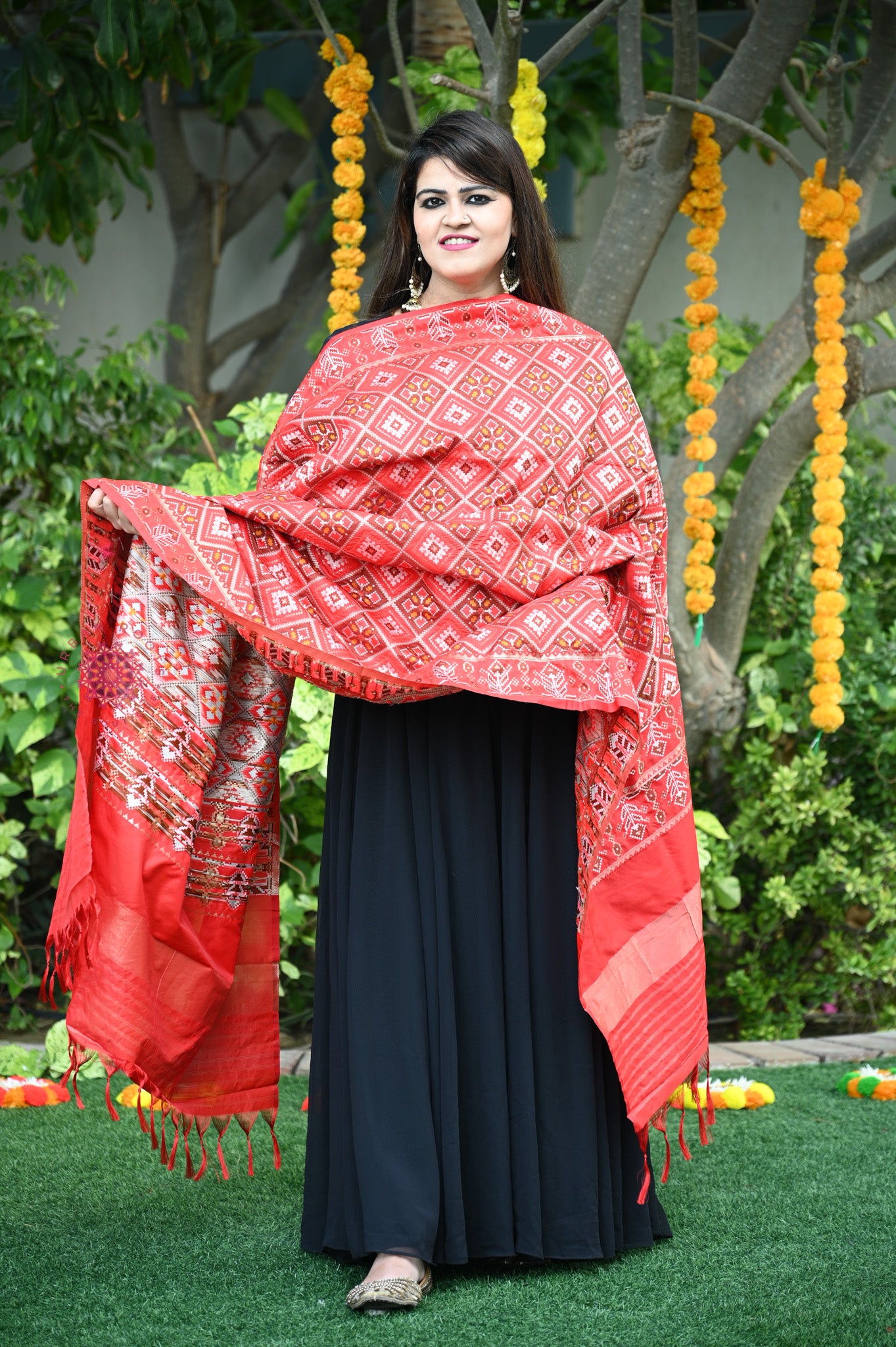 Patola Silk Dupatta - Urban Roots
