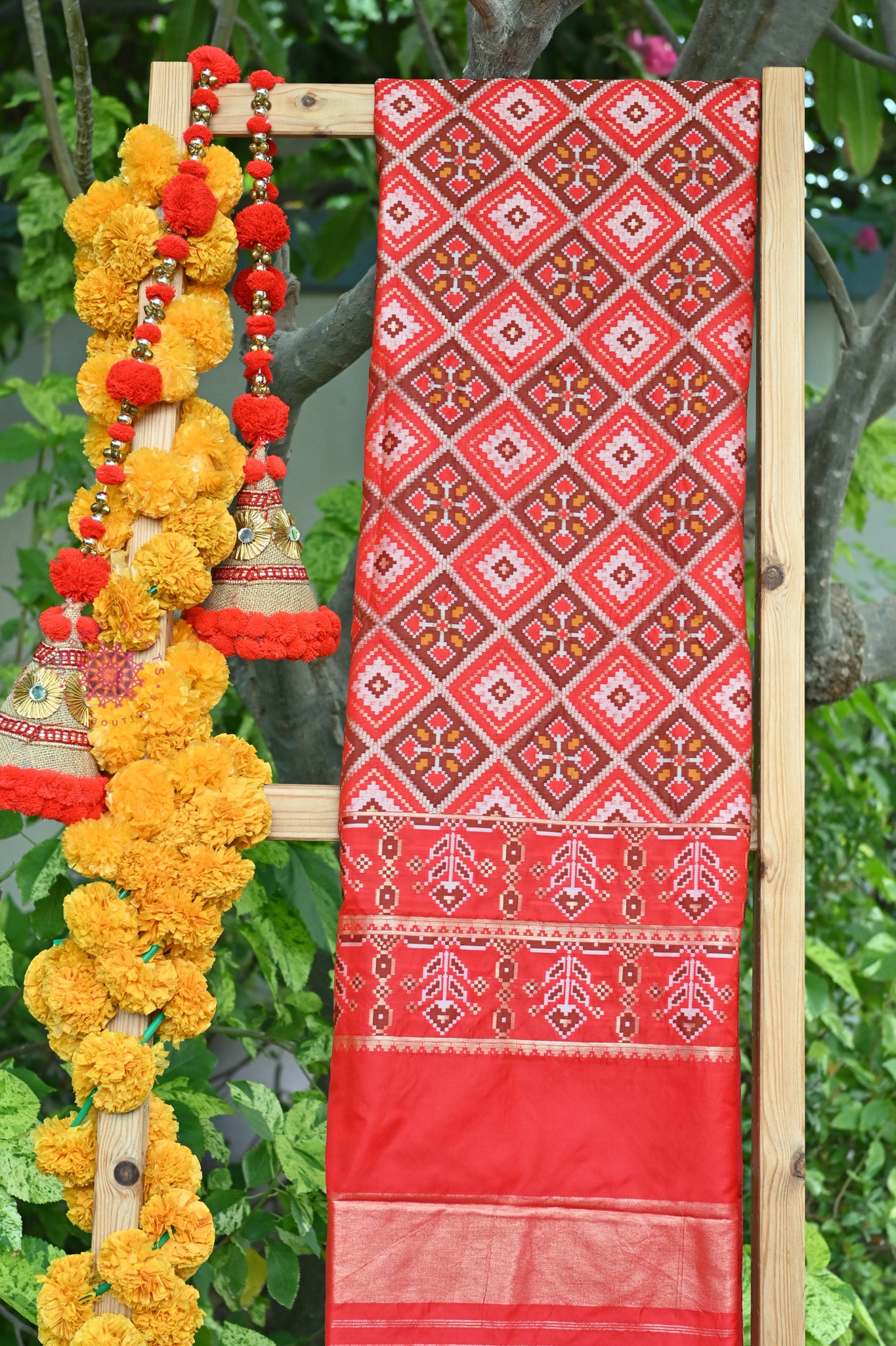 Patola Silk Dupatta - Urban Roots