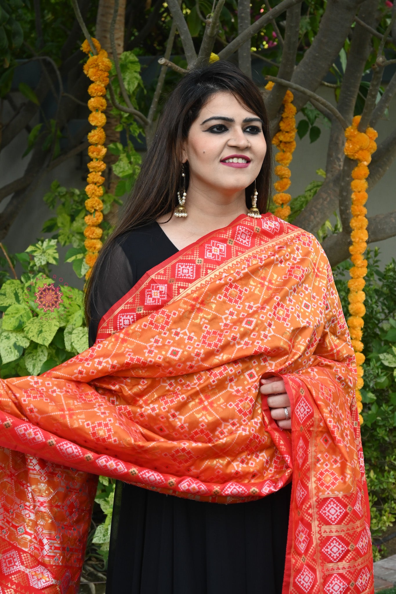 Patola Silk Dupatta - Urban Roots
