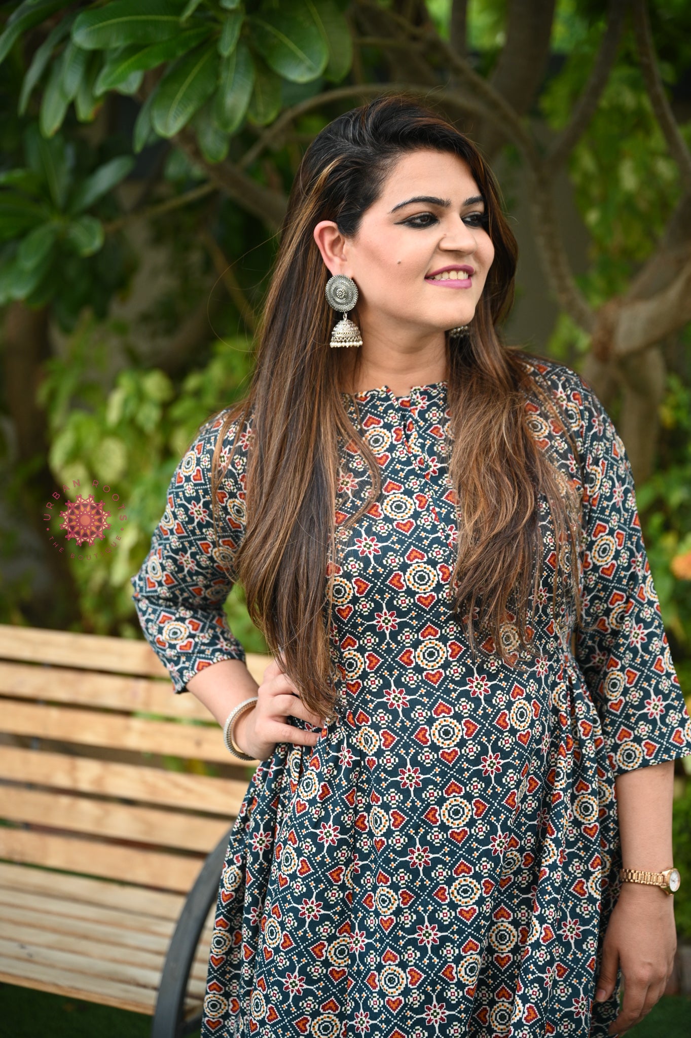 Cotton Printed Co-ord Set - Urban Roots