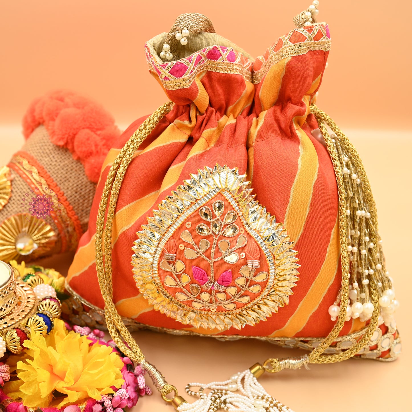 Festive Hand Potli / Hand Purse - Urban Roots