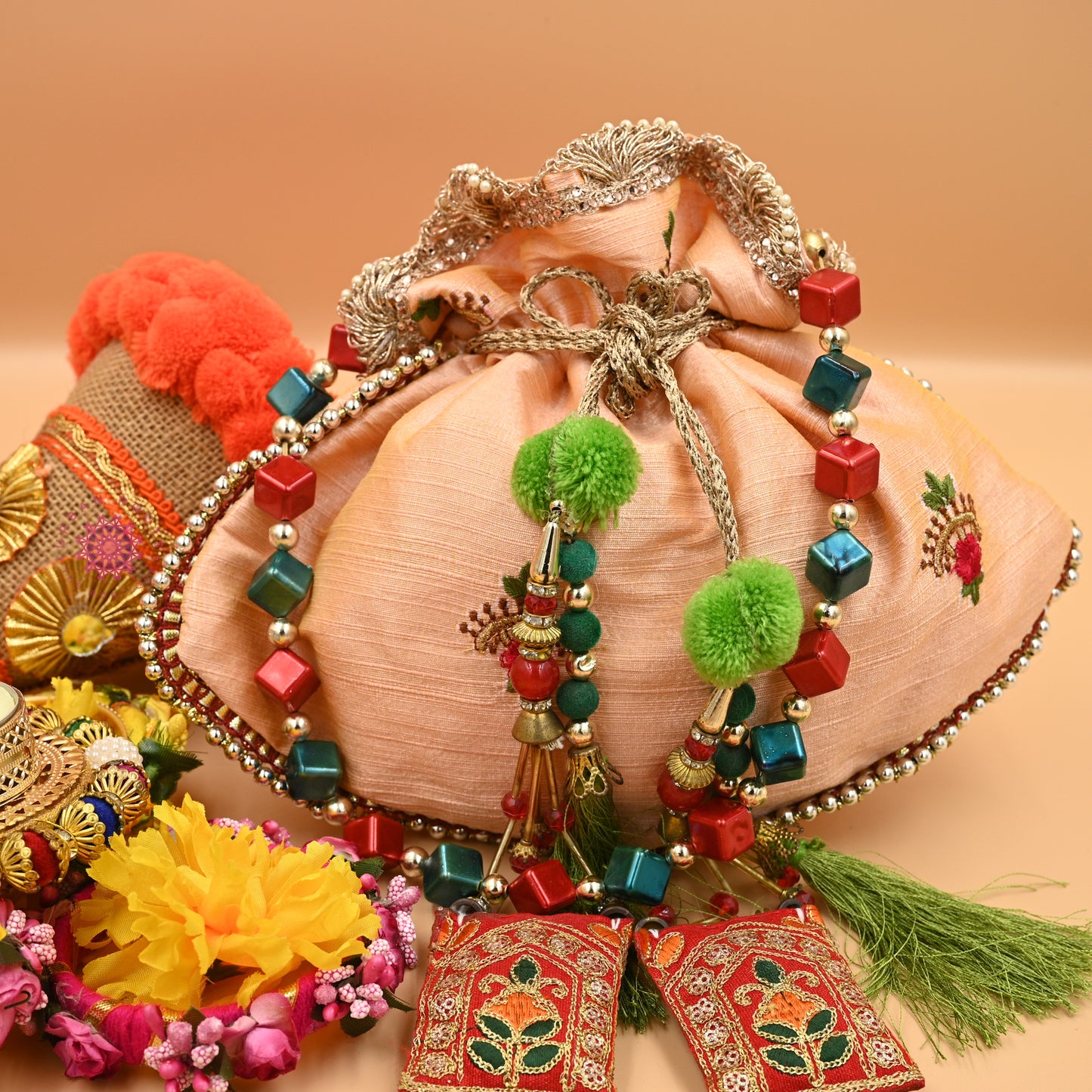 Festive Hand Potli / Hand Purse - Urban Roots