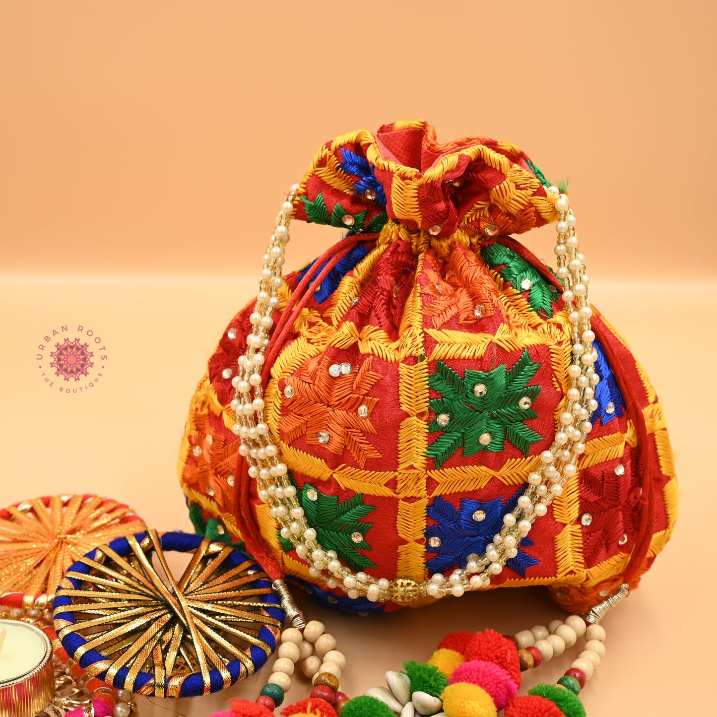 Festive Hand Potli / Hand Purse - Urban Roots