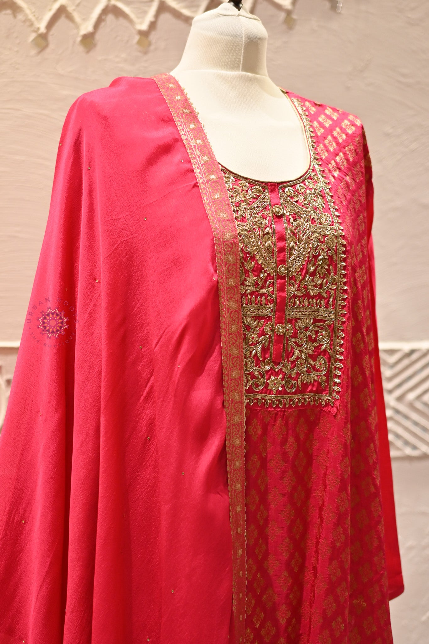 Festive Suit With Silk Dupatta - Urban Roots