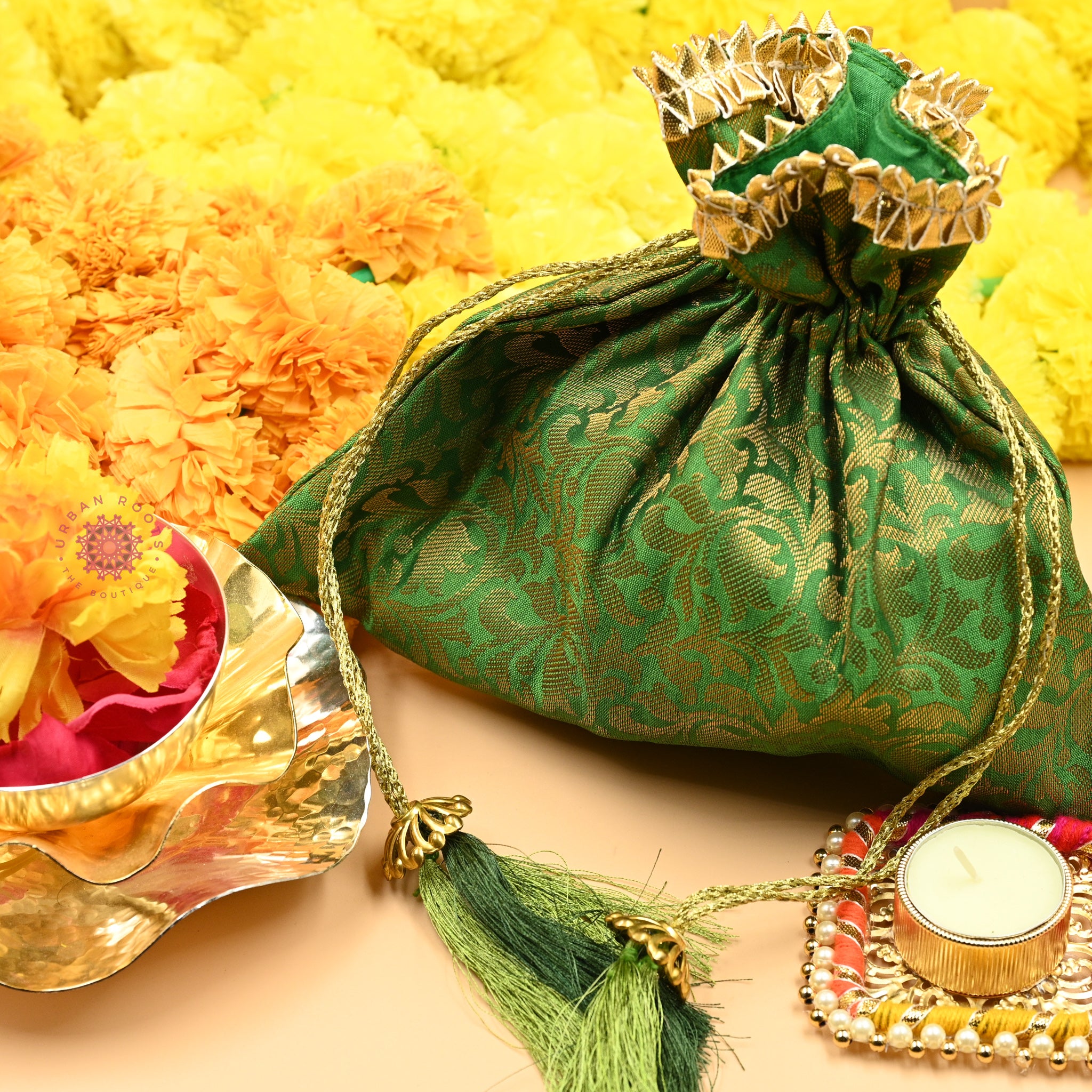 Brocade potli online bags