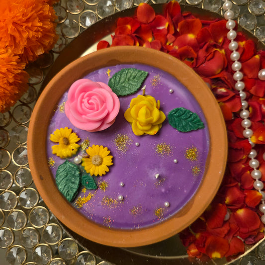 Flower Theme Candle Style 4