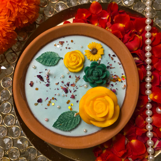 Flower Theme Candle Style 3