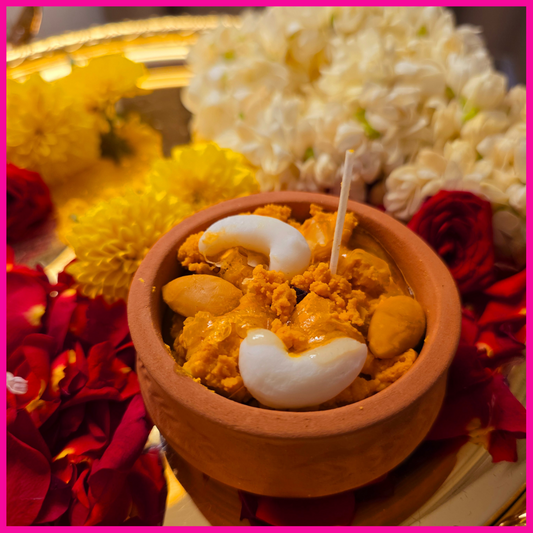 Besan Ka Halwa Candle