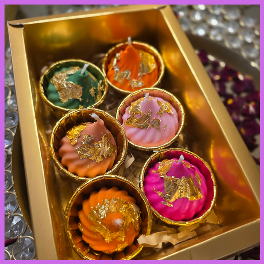 Modak Candles Set of 6 Mix