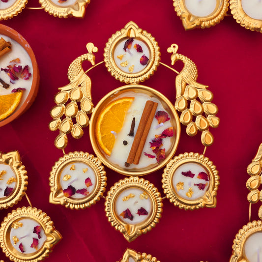 Peacock Design 2 House of Aura Candle