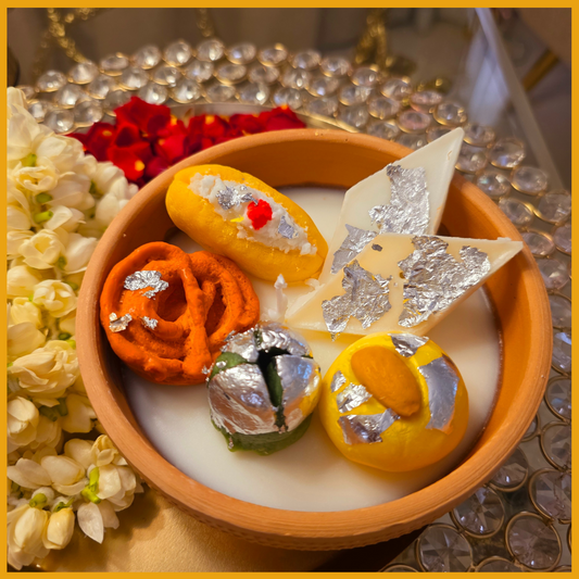 Mix Mithai Candle Platter
