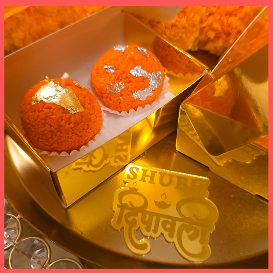 Ladoo Candle Set of 2
