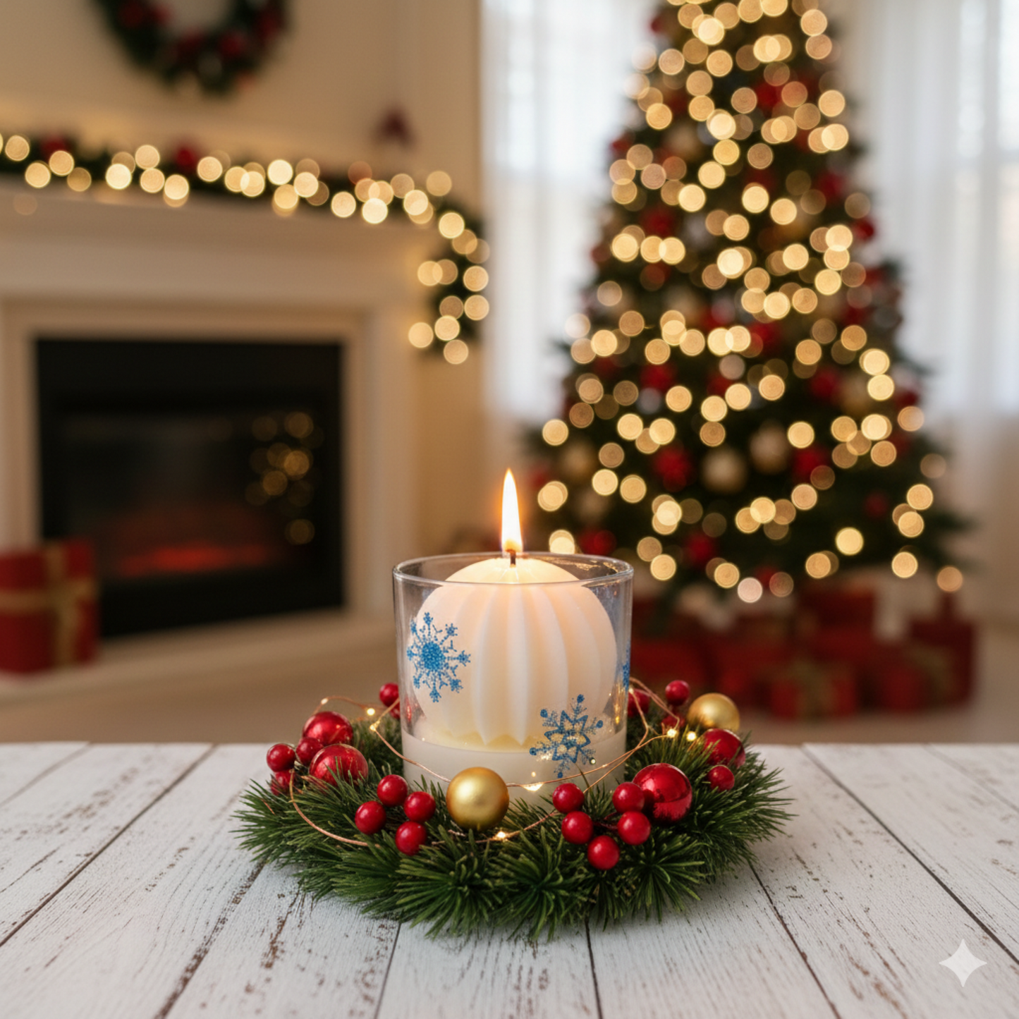 Christmas Theme Candle Jar 2