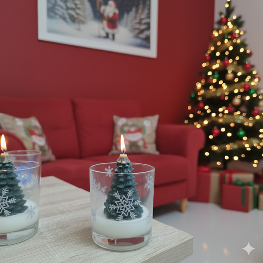 Christmas Theme Candle Jar 3