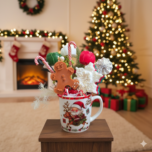 Christmas Mug With Candles