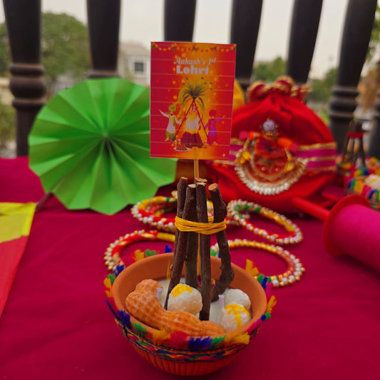 Lohri Candle Style 2 With a custom tag