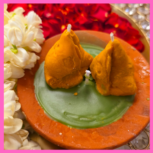 Samosa Chutney Candle