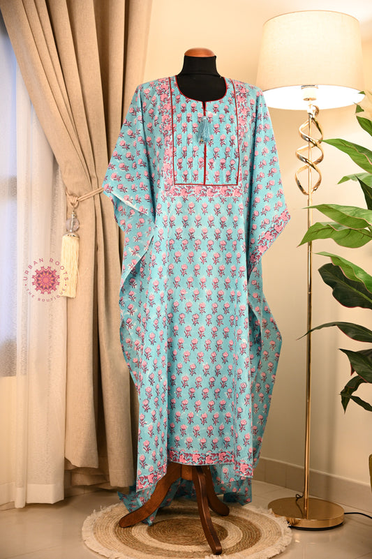 Cotton Hand Block Printed Kurti Fabric