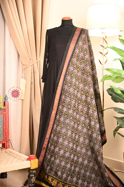 Printed Semi Silk Dupatta