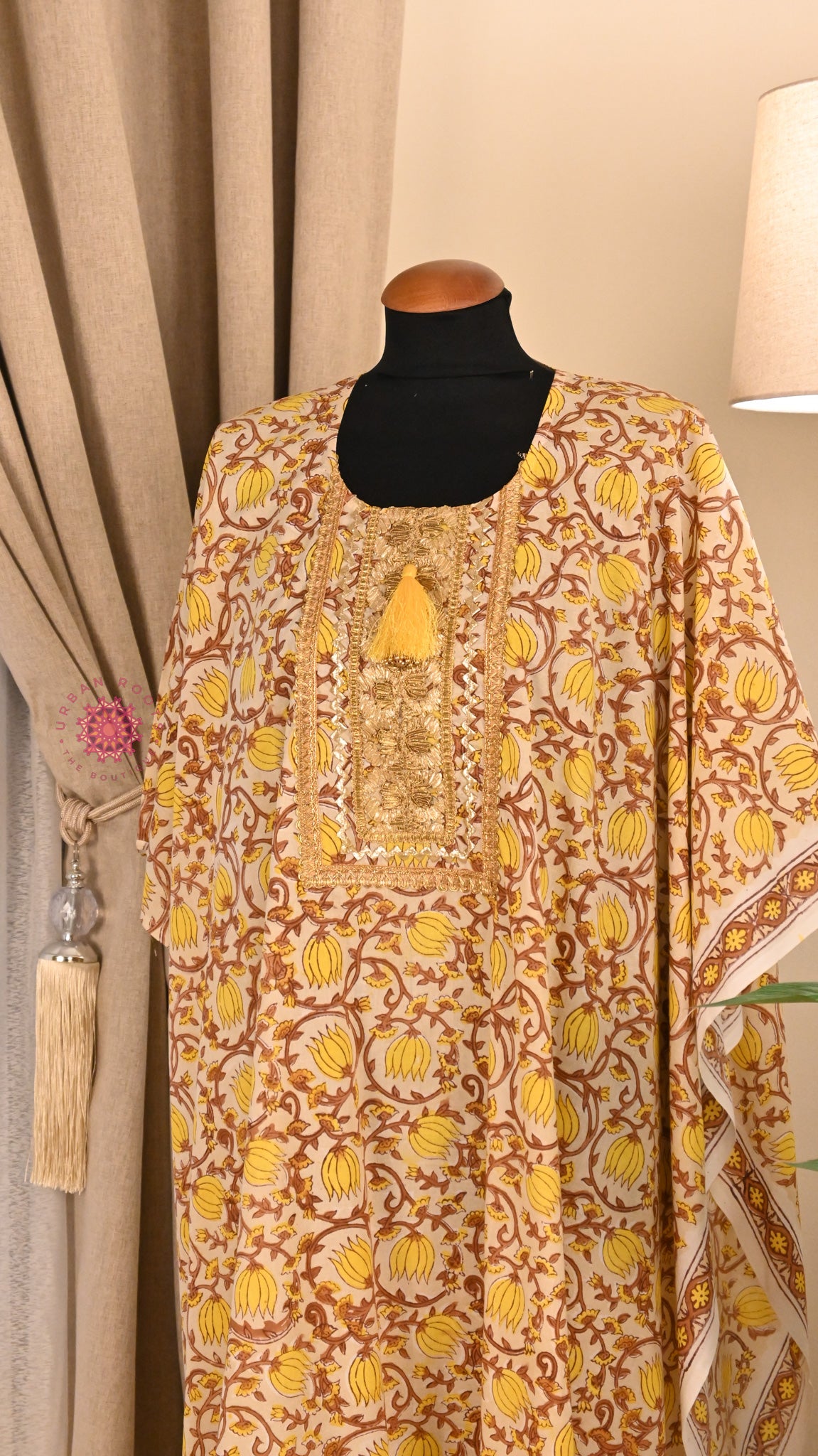 Cotton Hand Block Printed Kurti Fabric