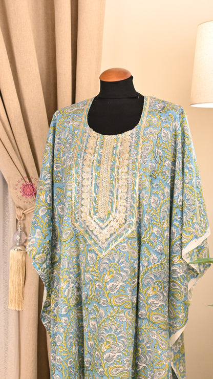 Cotton Hand Block Printed Kurti Fabric