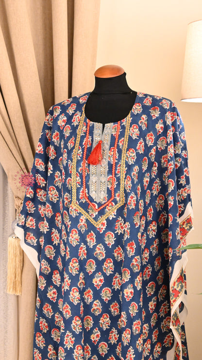 Cotton Hand Block Printed Kurti Fabric