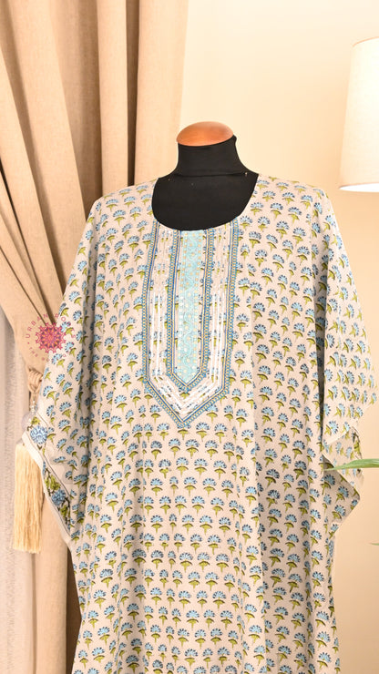 Cotton Hand Block Printed Kurti Fabric