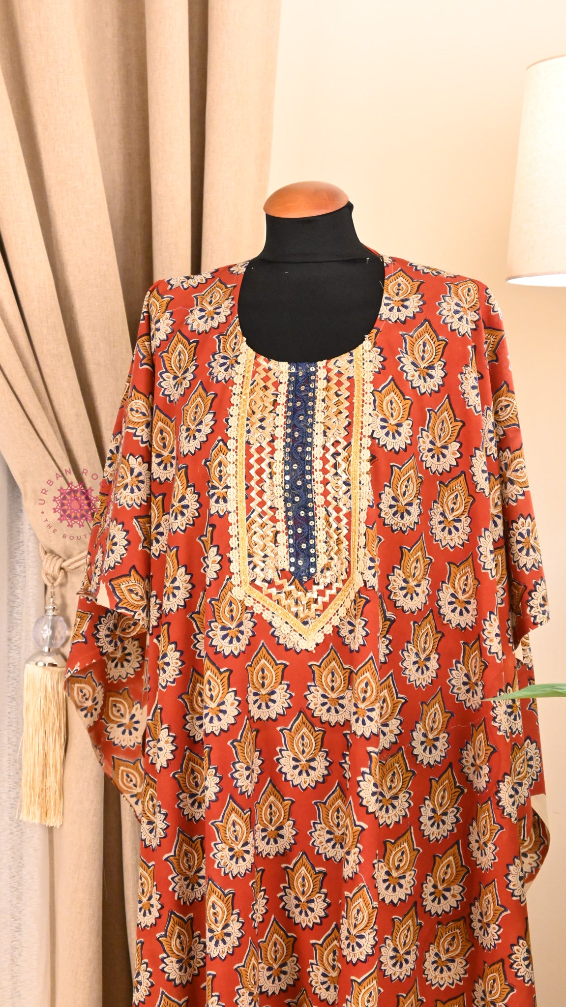 Cotton Hand Block Printed Kurti Fabric