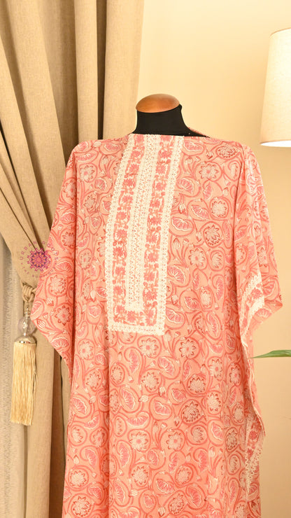 Cotton Hand Block Printed Kurti Fabric