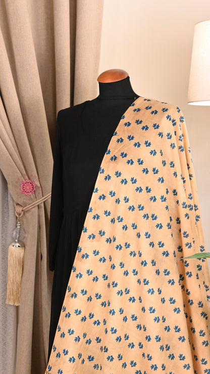 Chanderi Kalamkari Silk Dupatta