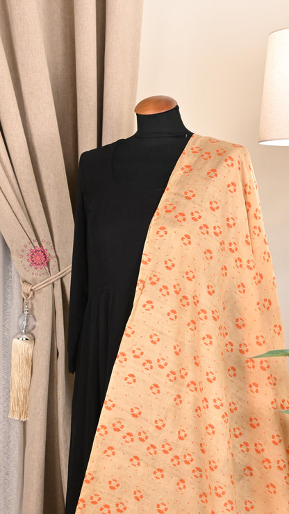 Chanderi Kalamkari Silk Dupatta