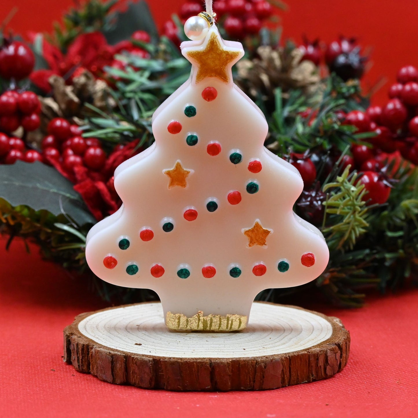 Christmas Tree Candle Style B