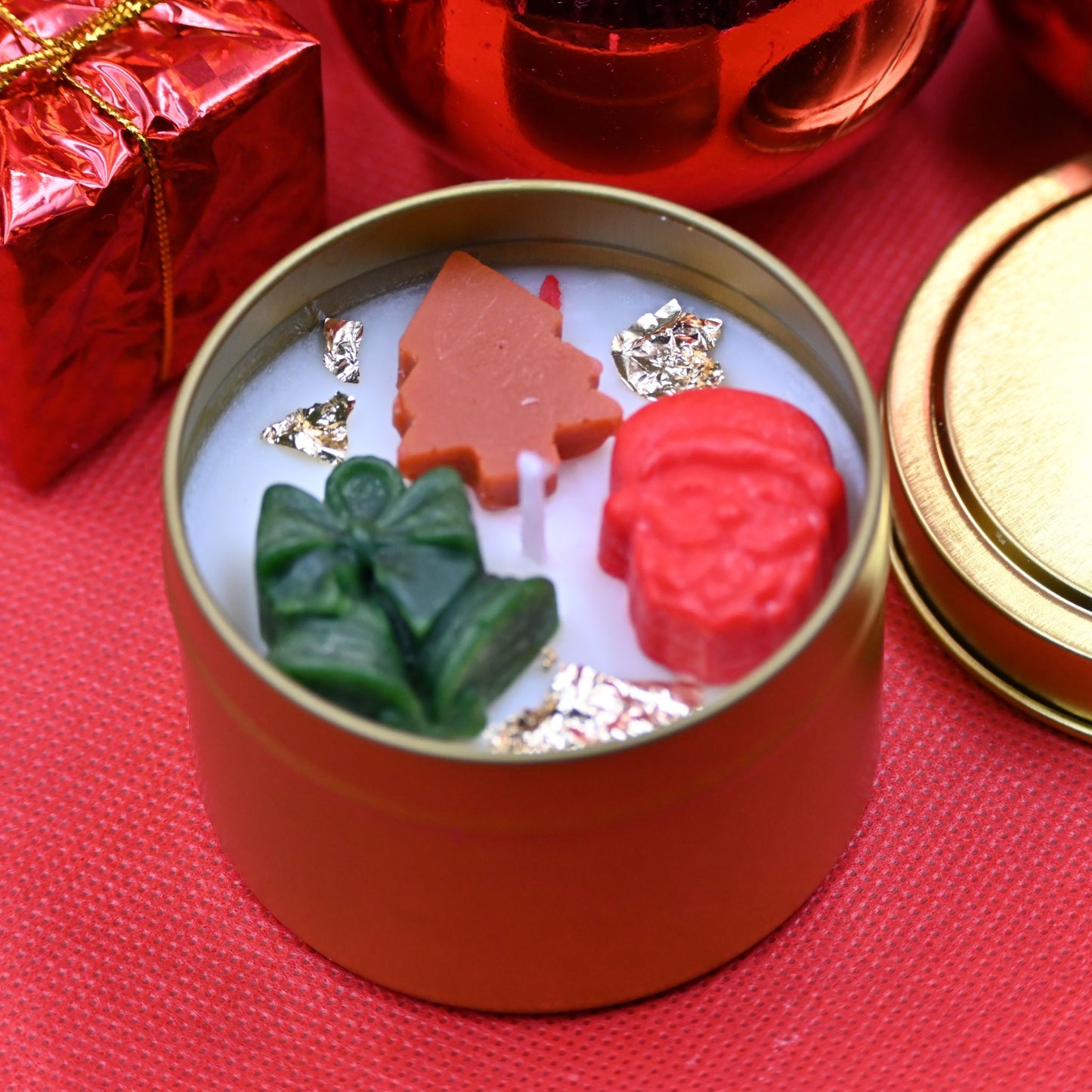 Christmas Tin Candle Style A